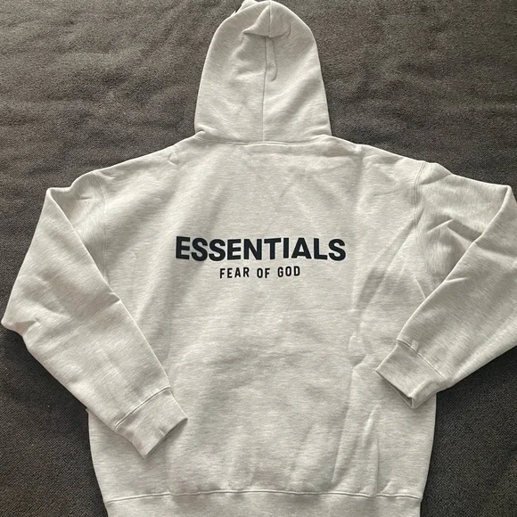 Fear of God Essentials Gray Hoodie - Picture 4 of 4